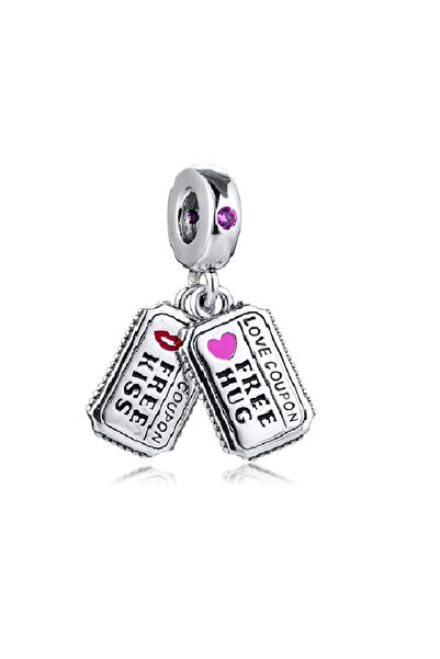 Bijuterii Nadiela Talisman Argint 925, Charm pentru bratari – Love Coupon, Fr...