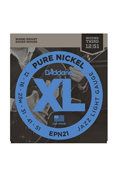 Daddario ΣΕΤ ΗΛΕΚΤΡΙΚΗ ΚΙΘΑΡΑ EPN21, 12-51, JAZZ LITE