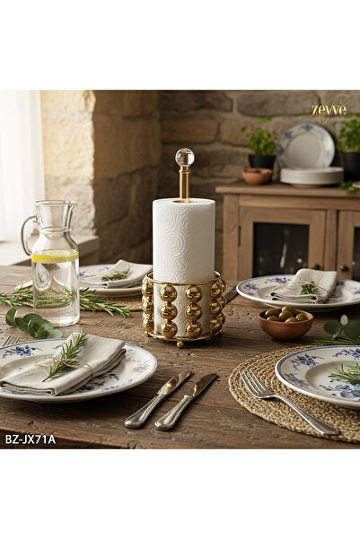 Hinora Bead Model Crystal Ball Metal Towel Napkin Holder 32X15X15Cm