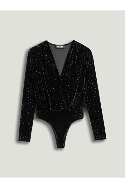 Nocturne Taşlı Kadife Body