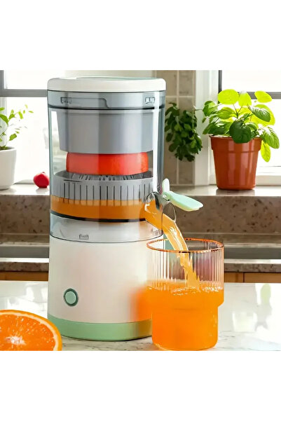 Go İthalat Kablosuz Taşınabilir Şarjlı Narenciye Sıkacağı Portakal Meyve Sıka...