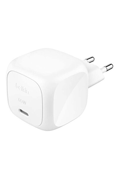 Belkin WCA011 65W USB-C PPS PD Şarj Cihazı, Beyaz