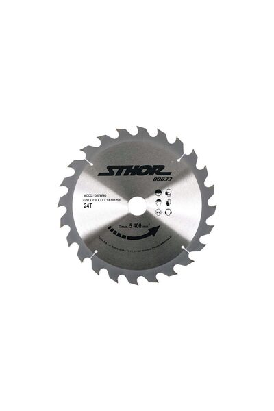 Sthor Lamă de ferăstrău circular 250 x 30 x 24 dinți 08833