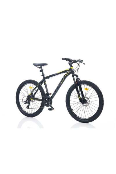 Corelli CORELLİ FELİX 2.0 ERKEK DAĞ BİSİKLETİ 330H MD 26 JANT 24 VİTES SİYAH SARI GRİ