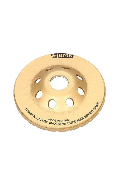 Lawazim BMB Diamond Grinding Wheel 4.5Inch - Polishing Disc for Stone, Concrete, Marble, Granite