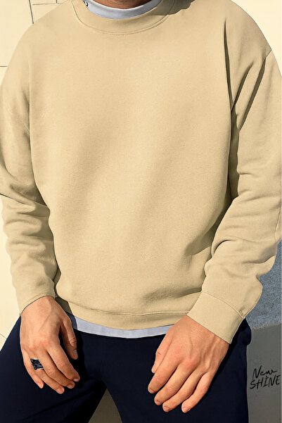 New Shine سويت شيرت بياقة دائرية غير مطبوع