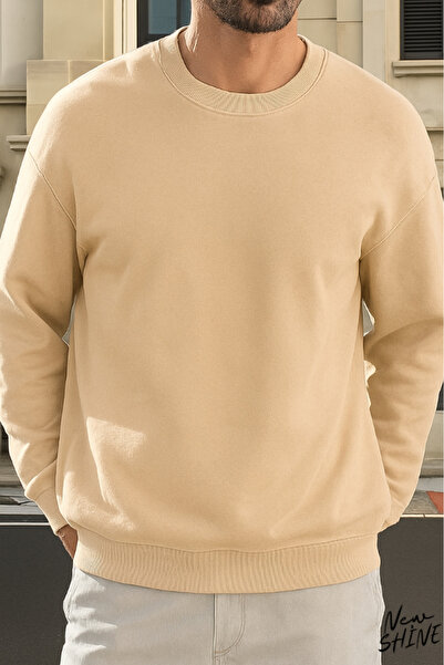 New Shine سويت شيرت بياقة دائرية غير مطبوع