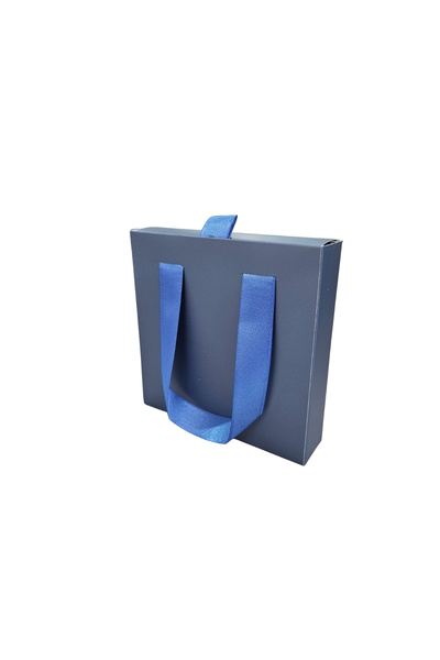 ÖZER KUTU Lacivert 6 Adet Çekmeceli ve Çantalı Karton Kolye&Mini set Kutusu (...