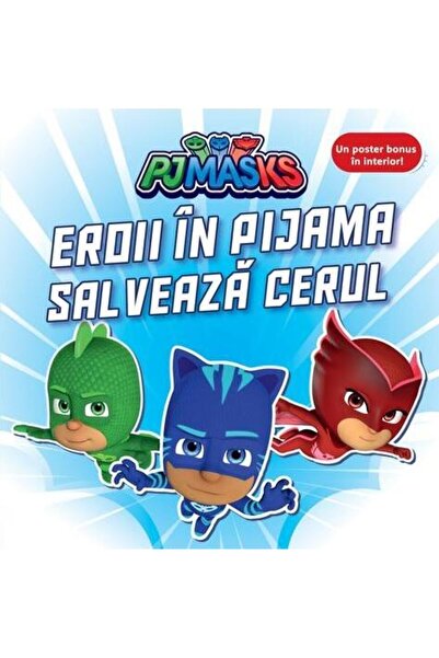 Editura Vlad si Cartea cu Genius PJMASKS: Eroii in Pijama salveaza cerul