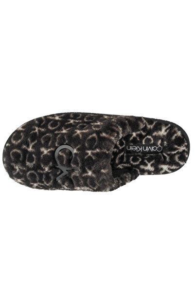 Calvin Klein Papuci de damă Slipper Mule Fur Mono