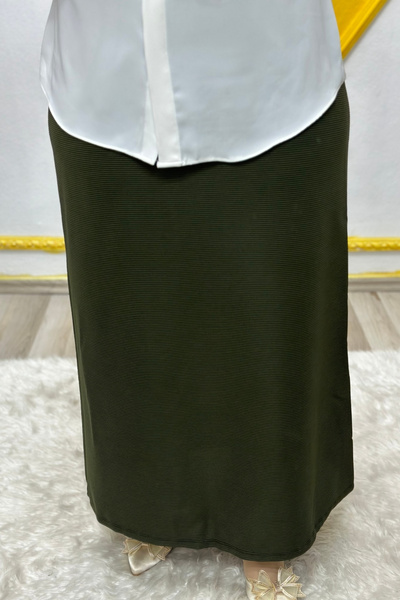 Elmas Tesettür Women's Hijab Clothing Plus Size Ottoman Skirt