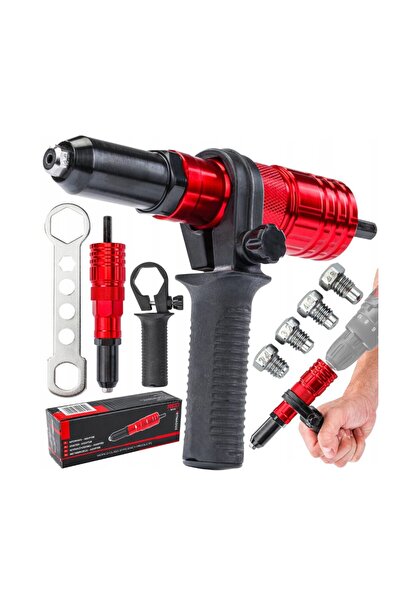 Red Technic Adaptor pentru nituit, compatibul cu filetante, masini de gaurit,...