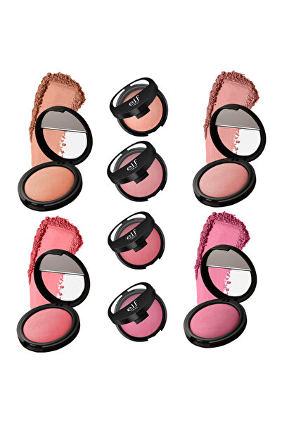 eif مجموعة 4 أحمر خدود ايف بيكد بلشر بتركيبة مخملية ملمس ناعم والوان جذابة – بلاش أون للبشرة الطبيعية