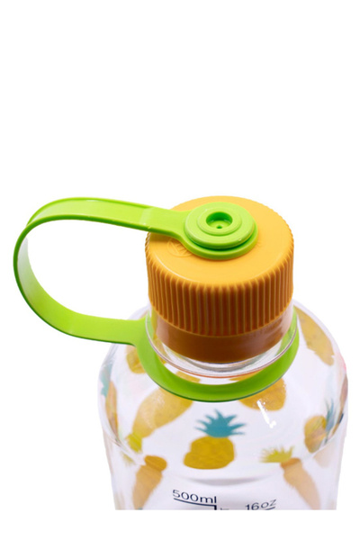 Nalgene By Styli 16oz NM Clear Water Bottle, with Pineapple Print