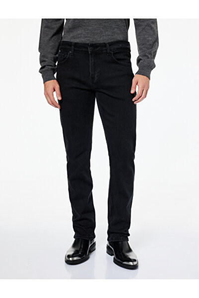 Koton Regular Waist Cotton Straight Fit Jean Pants - Mark Jean