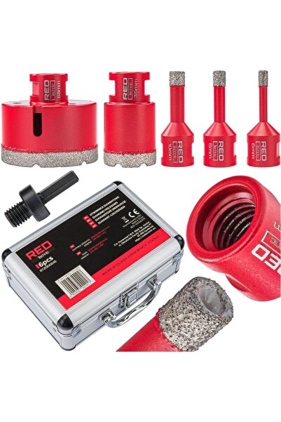 Red Technic Set carote diamantate, 6 - 68 mm, HEX, M14, 6 piese,