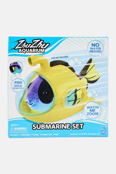 Zhu Zhu مجموعة غواصة حوض أسماك الحيوانات الأليفة