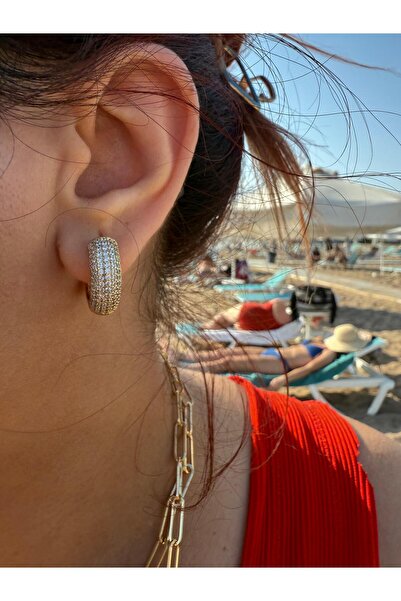 XUPING JEWELRY 14K Taşlı Abiye Küpe