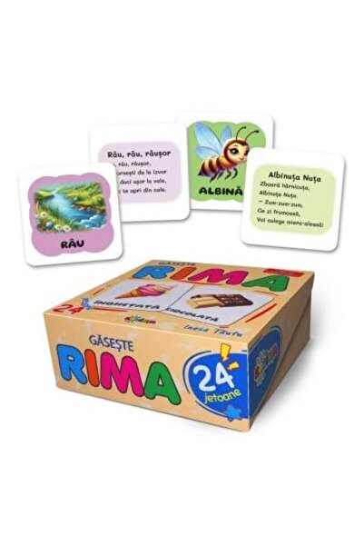 Editura Dorinta 24 jetoane. Gaseste Rima, Inesa Tautu