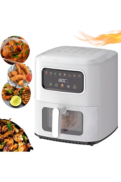 Full Abundance Φριτέζα ζεστού αέρα 8-σε-1, 10 λίτρα, 2200W, Πολυλειτουργικός ...