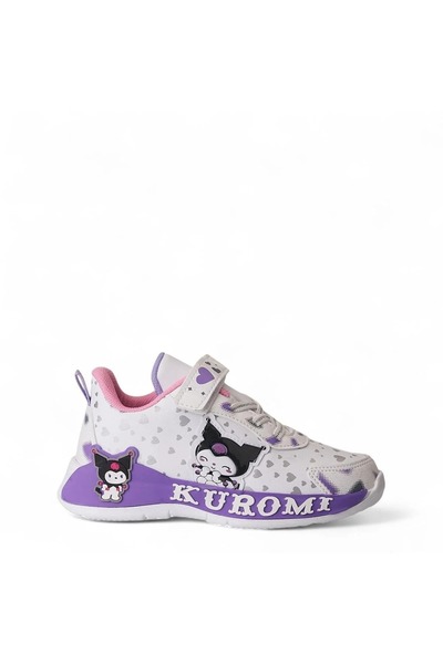 kuromi 725 Orthopedic Girls' Preschool White/Lilac Light Sneaker