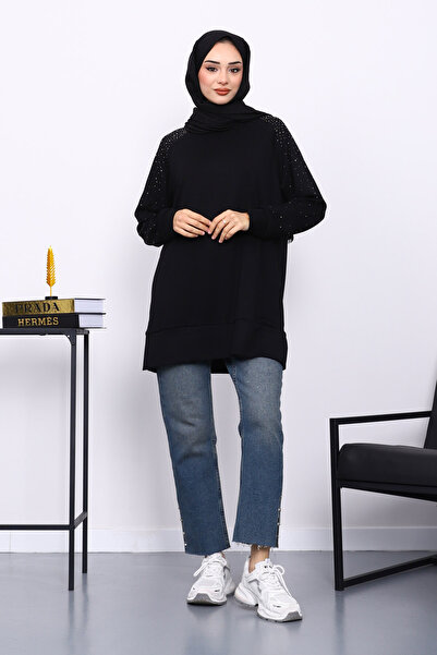 İmajButik Black Stone Detailed Modal Tunic