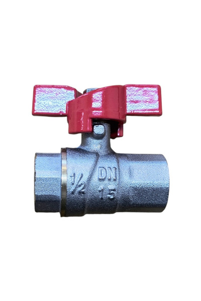 COBI SMART® Robinet pentru apa, alama, filet interior, 1/2 inch, rosu -