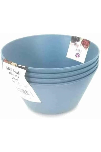 Orchid By Styli 4-Pieces Set of Mini Bowl 220Ml - Blue