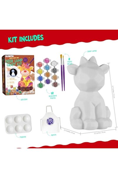 OEM Set de pictură creativă cu vopsele și lampă de noapte