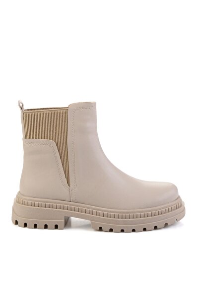 Bambi Bej Kadın Bot & Bootie K02179000309