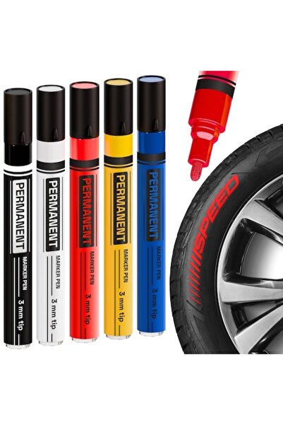 ARTISTRO Set de markere permanente cu vopsea, 5 bucăți