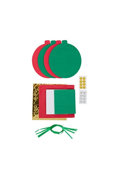 OEM Craft set 4 pieces, Christmas figurines, globes, multicolor