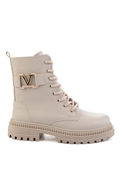 Bambi Bej Kadın Bot & Bootie K02179521209