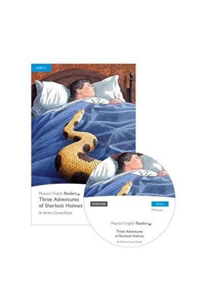 Pearson Education Limited Three Adventures of Sherlock Holmes Book with MP3