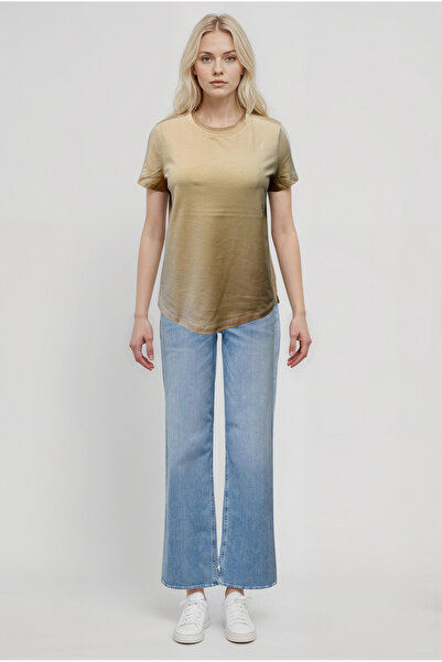 WESTMARK LONDON Orange Crew Neck Short Sleeve Women's T-Shirt Tess