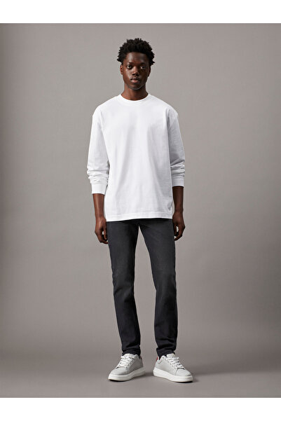 Calvin Klein Men Authentic Cloudy Black Slim Tapered Jeans