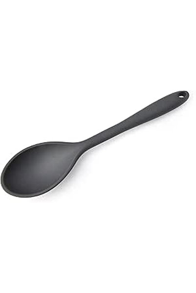 Orchid By Styli Silicone Serving Spoon Grey 11inches