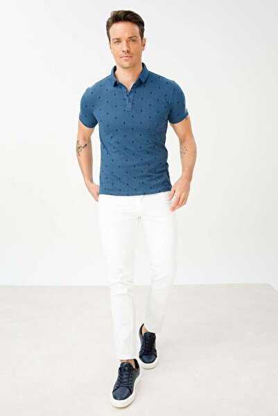 İgs Men's Marine Standard Polo Neck T-Shirt