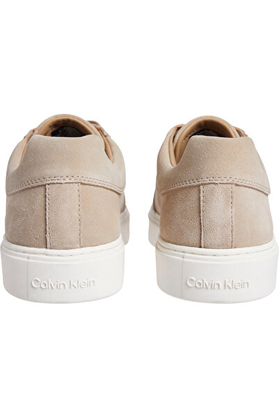 Calvin Klein Men Travertine Leather Lace Up Suede Sneakers