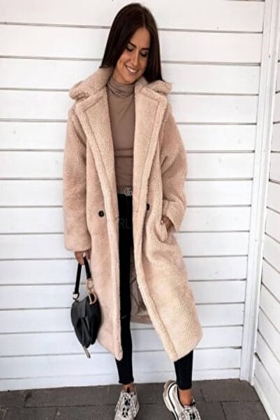 AndraRose Styles Minna fluffy coat - Cream