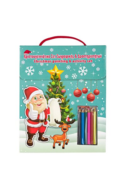 OEM Set Creatii cutie cu 3 carti 4P Autocolante şi 6 creioane colorate