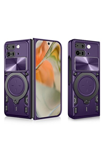 Techsuit Carcasă pentru Google Pixel 9 Pro Fold (M19), Policarbonat, Mov