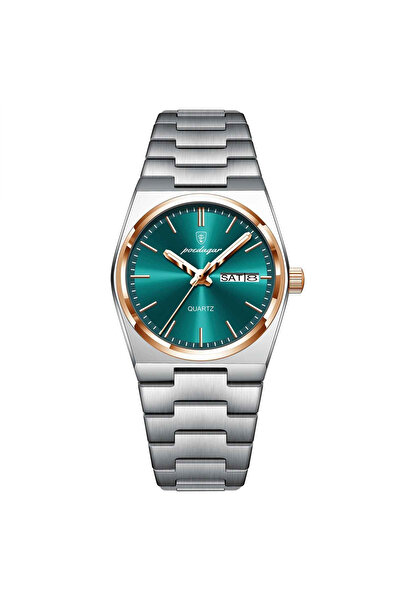 POEDAGAR Ceas bărbătesc elegant la modă, cuarț analogic, dată, zi lucrătoare