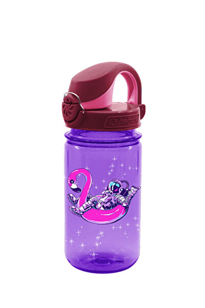 Nalgene By Styli OTF Kids Water Bottle, Purple Astronaut Sustain
