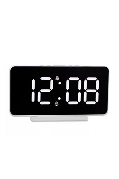 Generic 0S-002 LED Clock Digital Clock Student Makeup Mirror Smart Electronic...