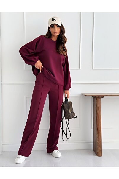 adorashop Γυναικεία oversized φόρμα 3524 – Βαμβάκι με ελαστάνη