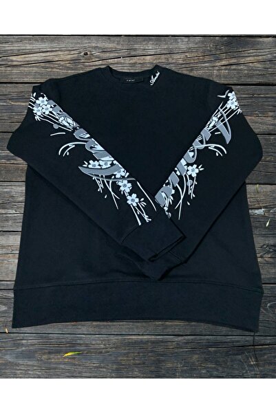 YusGos Unisex Men/Women High Quality Sleeve Printed Cotton Crew Neck Sweatshirt