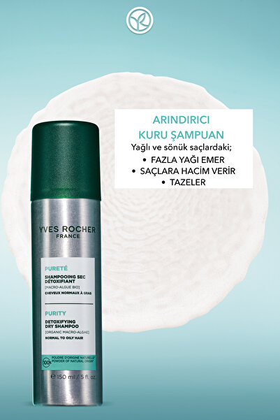 Yves Rocher Arındırıcı Kuru Şampuan - Tüm Saçlar / Purete - Tuzsuz-93680