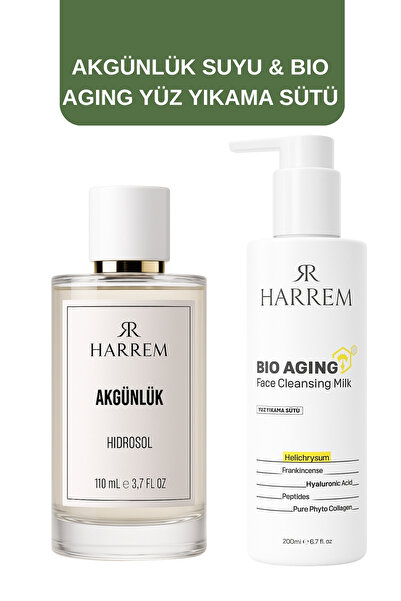 Harrem Bio-Aging Yıkama Sütü-Akgünlük Suyu Set
