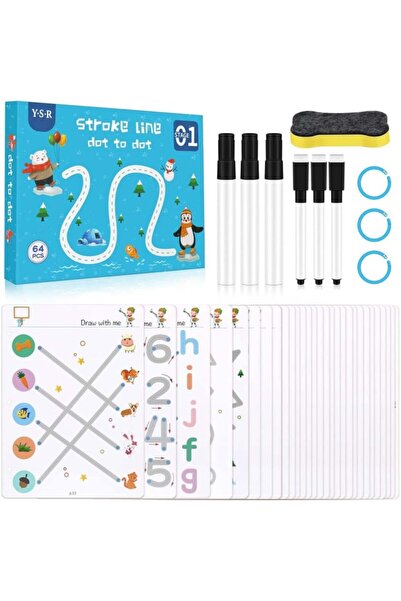 OEM Educational activity book for matching and recognition, reusable, 64 pages